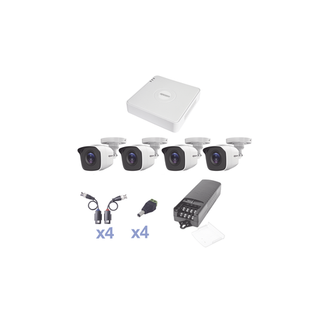 KIT TurboHD 1080 Lite DVR 4 Canales 4 CÃmaras Bala exterior 2 8